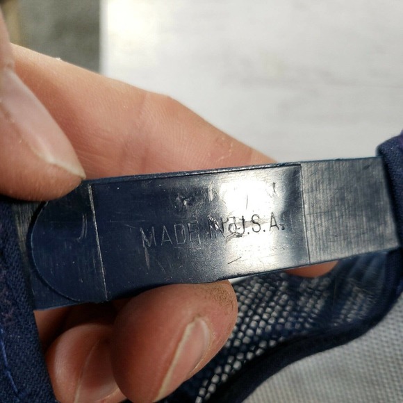 Vintage Bass Anglers Sportsman Society Trucker Hat Fishing Cap Mesh Snapback USA - Picture 11 of 11